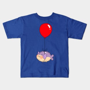 Balloon Puffer Fish Kids T-Shirt